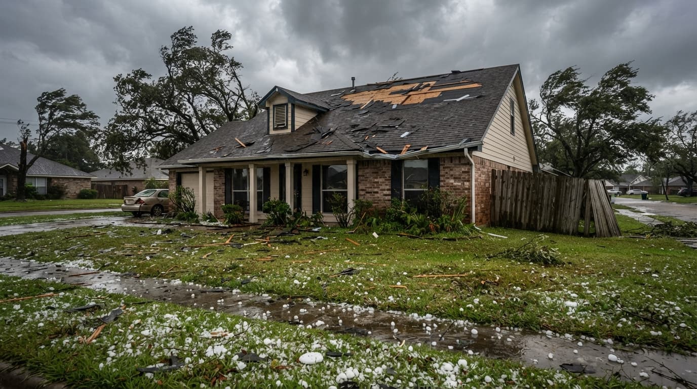 Windstorm vs. Hail Damage: How Home Insurance Works in Beaumont, TX